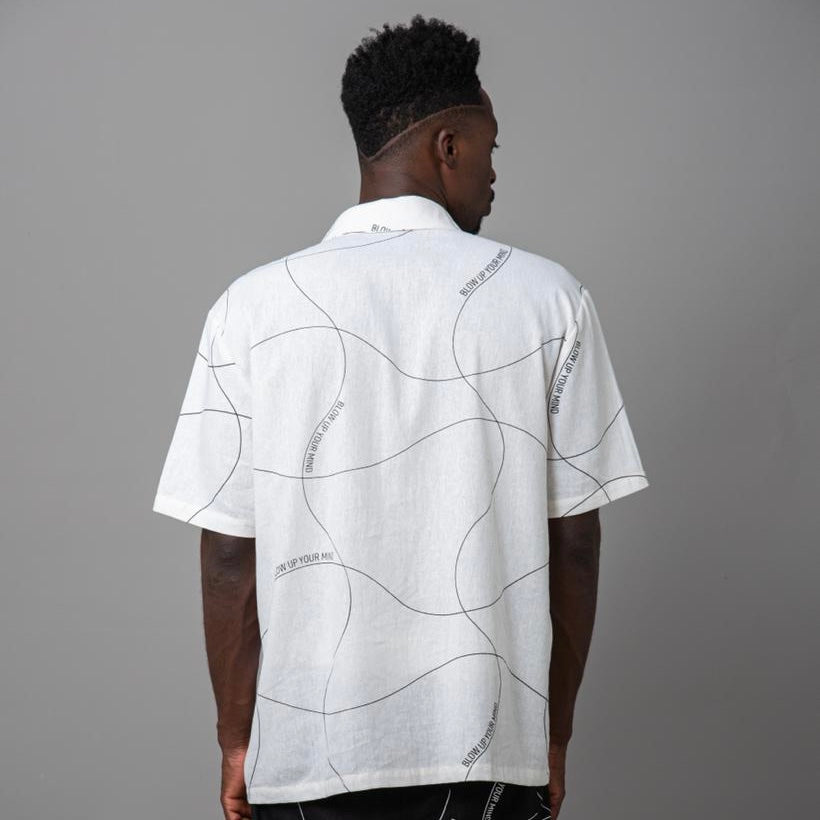 CAMISA BLOW UP ALL-OVER WAVES SHIRT