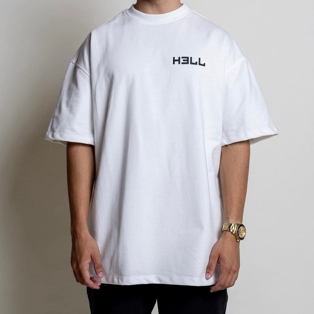 CAMISETA HELL BASIC WHITE