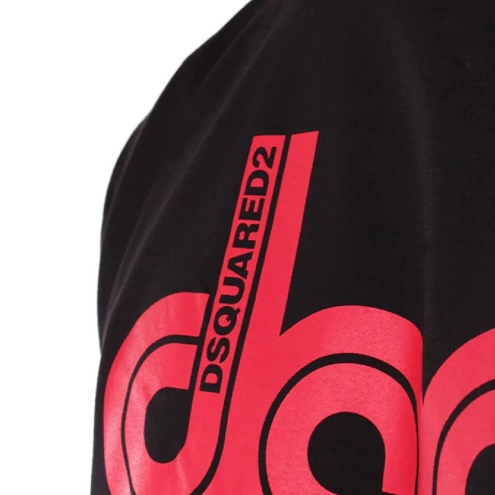 CAMISETA DSQUARED2 NEGRO/ROJO