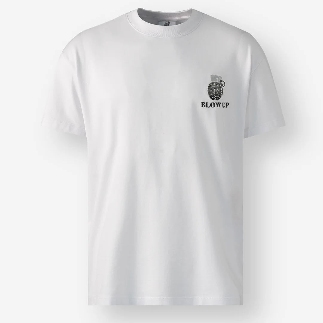 CAMISETA BLOW UP GRANADA BORDADA BLANCA