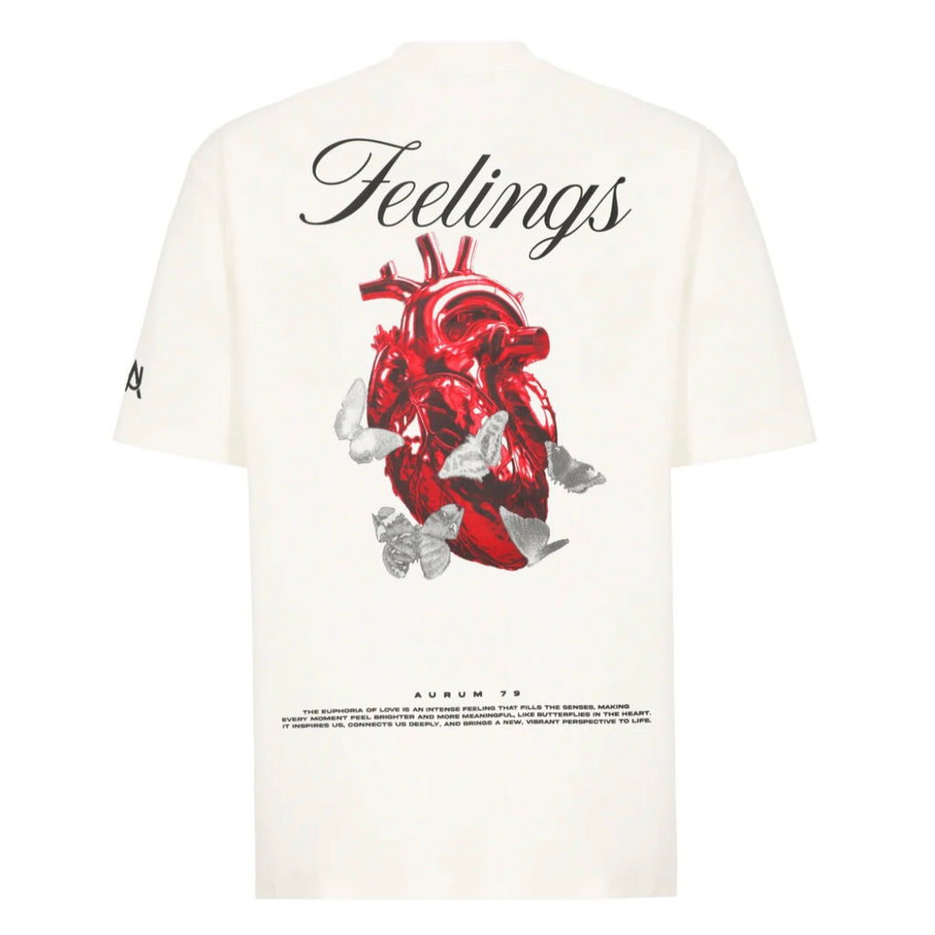 CAMISETA AURUM LOVE BLANCA