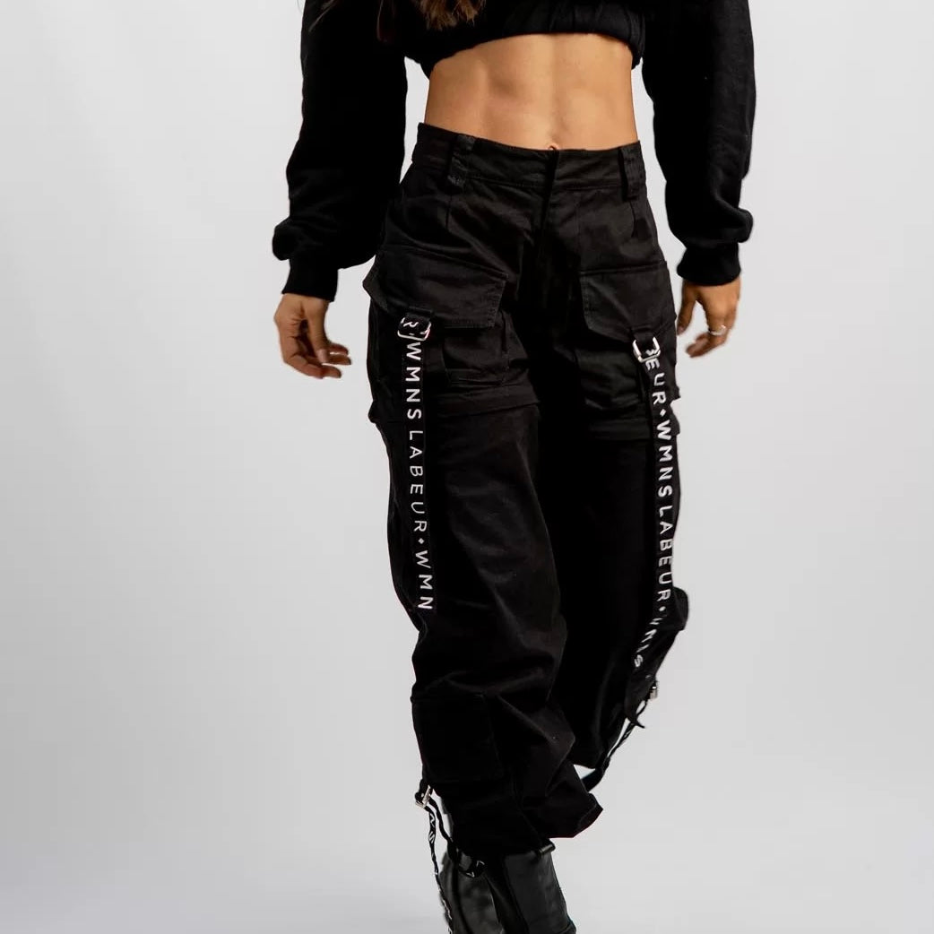 PANTALÓN LABEUR CARGO WMNS 2 NEGRO