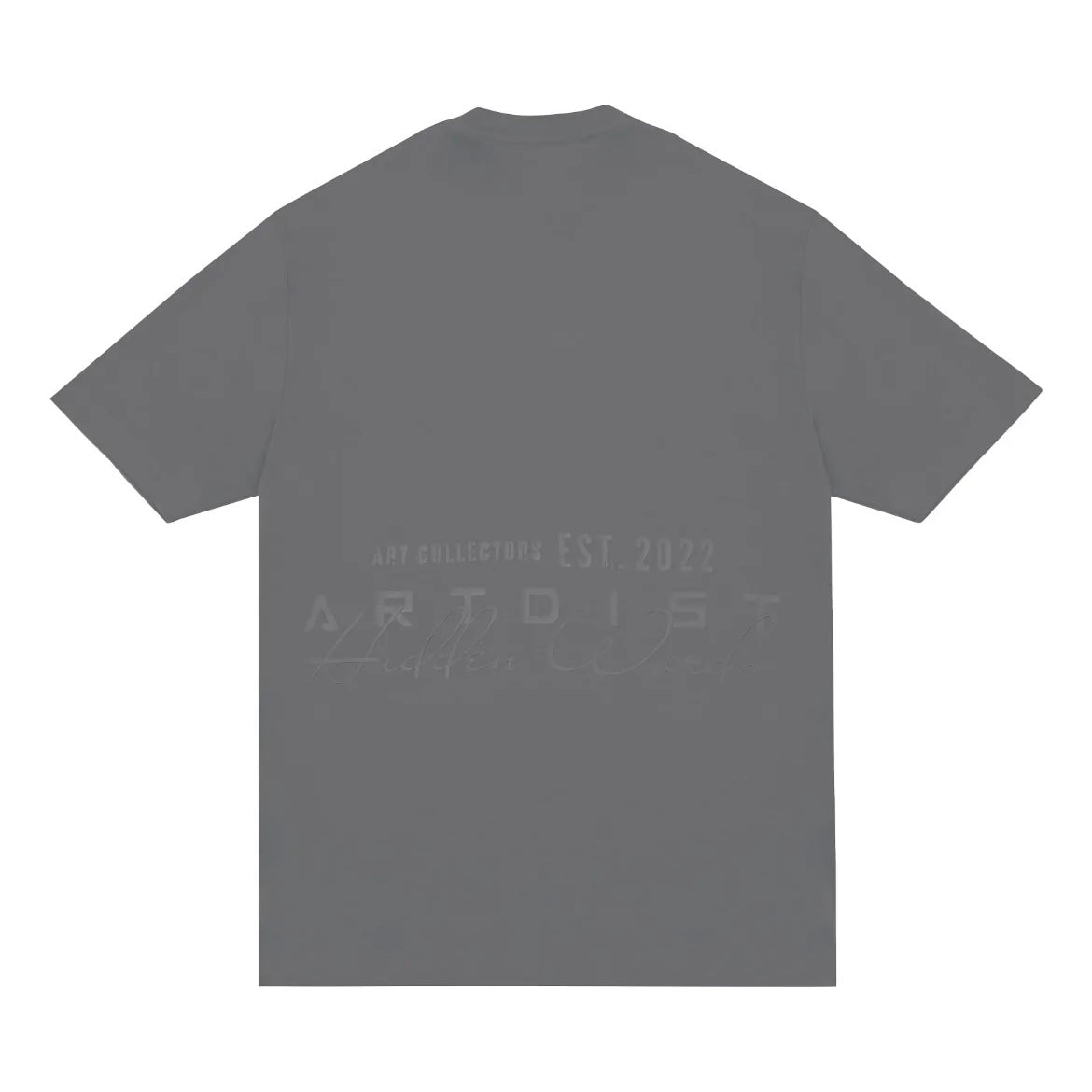 CAMISETA ART DIST WORDS GRAY