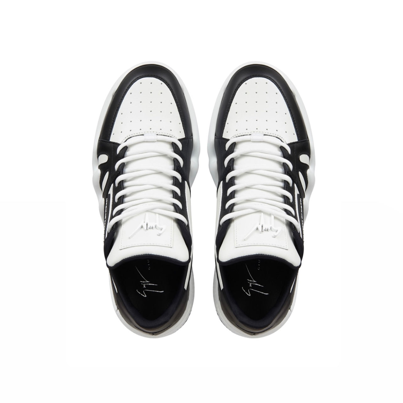 ZAPATOS GIUSEPPE ZANOTTI BLANCO/NEGRO