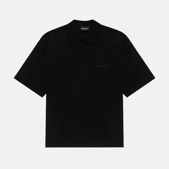 CAMISETA ASTRONOMIC POLO TEJIDA NEGRO