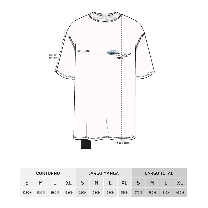 CAMISETA Y-OUT BLANCA SPOT