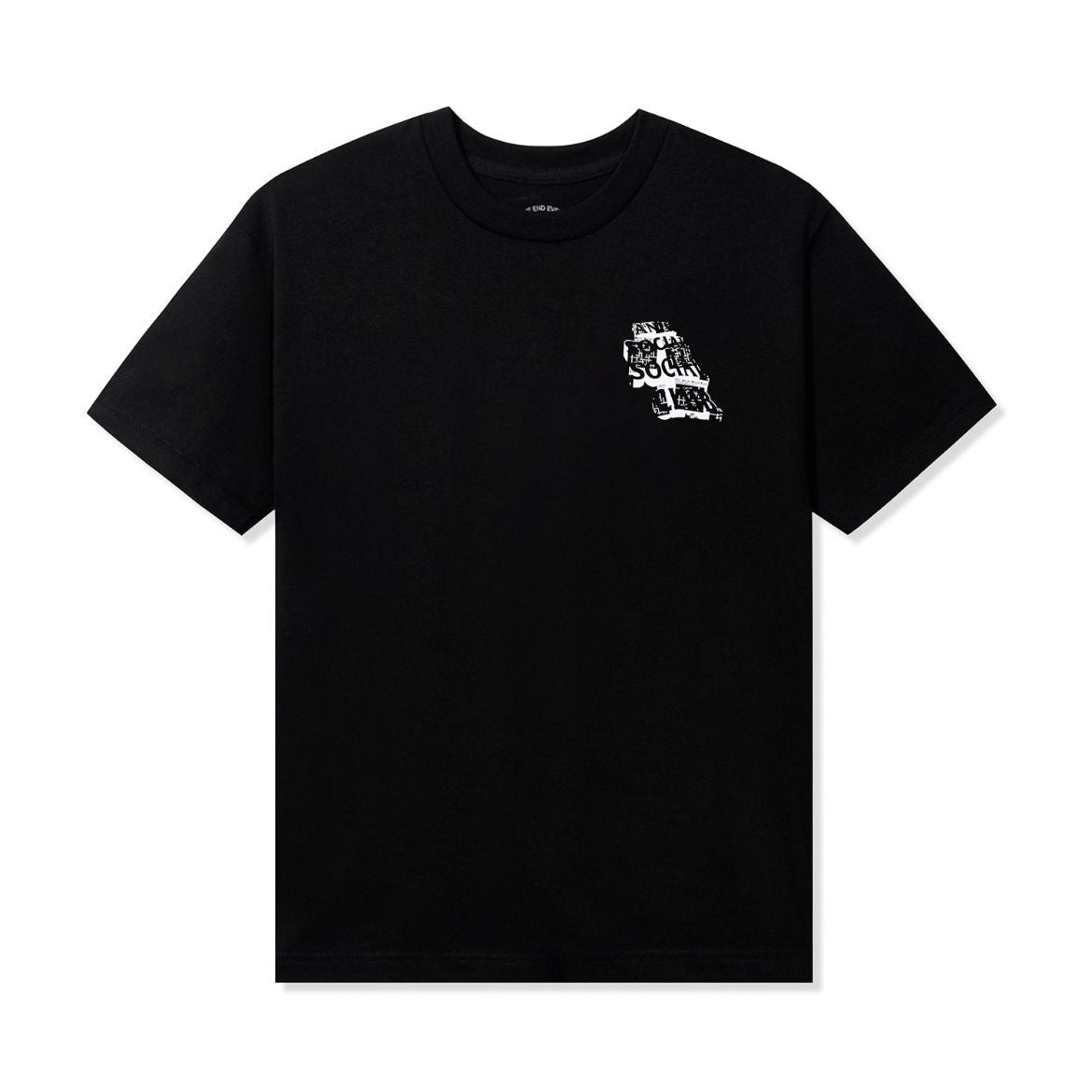 CAMISETA ANTI SOCIAL SOCIAL CLUB NEGRA CRUCIGRAMA