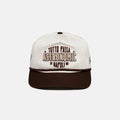 GORRA ASTRONOMIC GOLFER NAPOLI CREMA Y CAFÉ