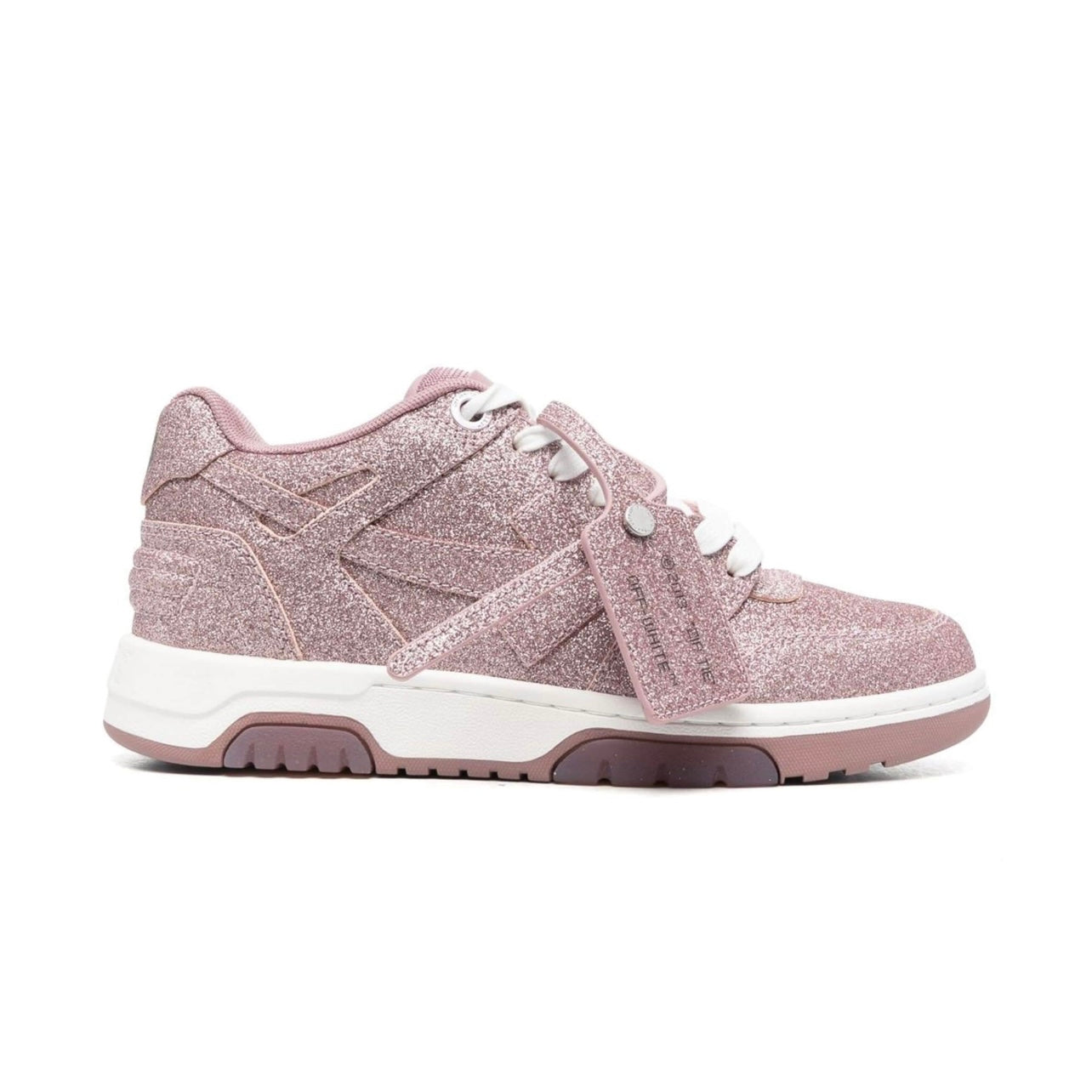 ZAPATOS OFF WHITE OUT OF OFFICE ROSADOS