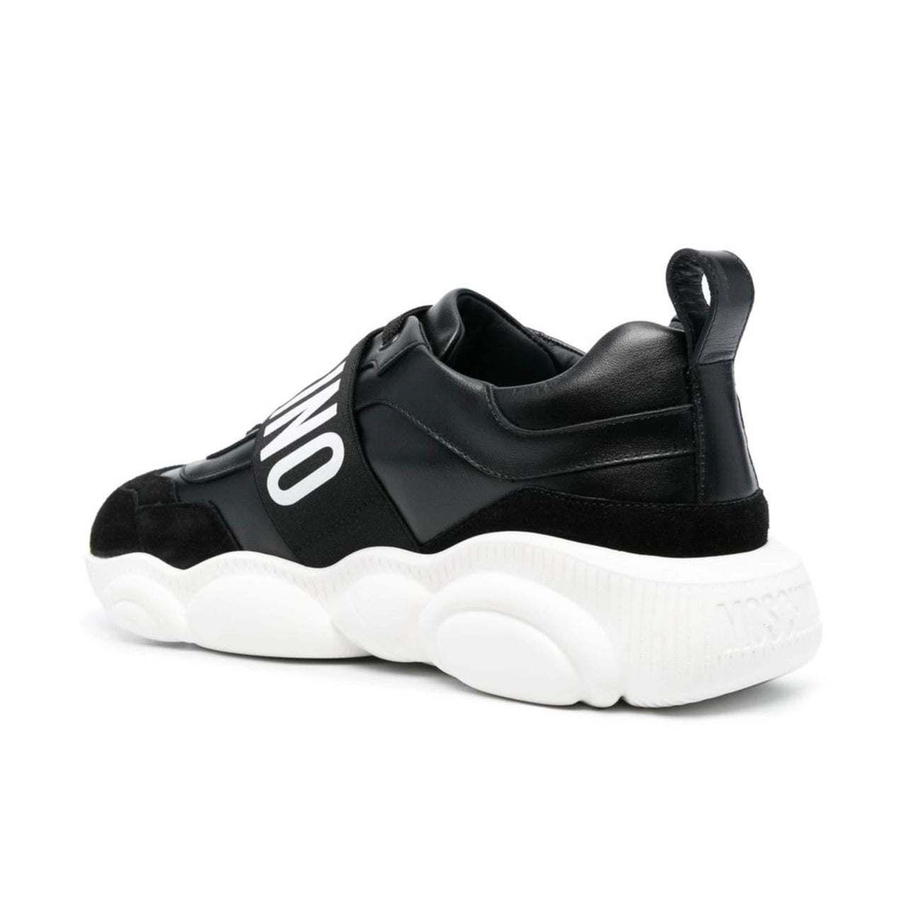 ZAPATOS MOSCHINO TEDDY NEGRO/BLANCO