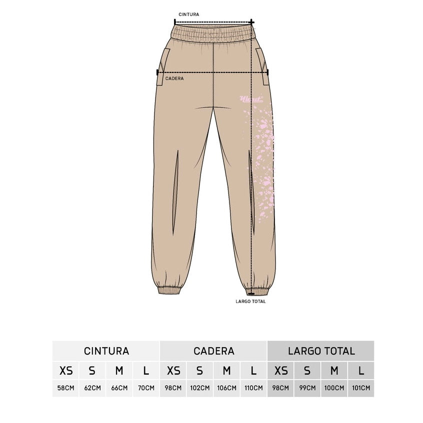 JOGGER MUJER Y-OUT PAINTED