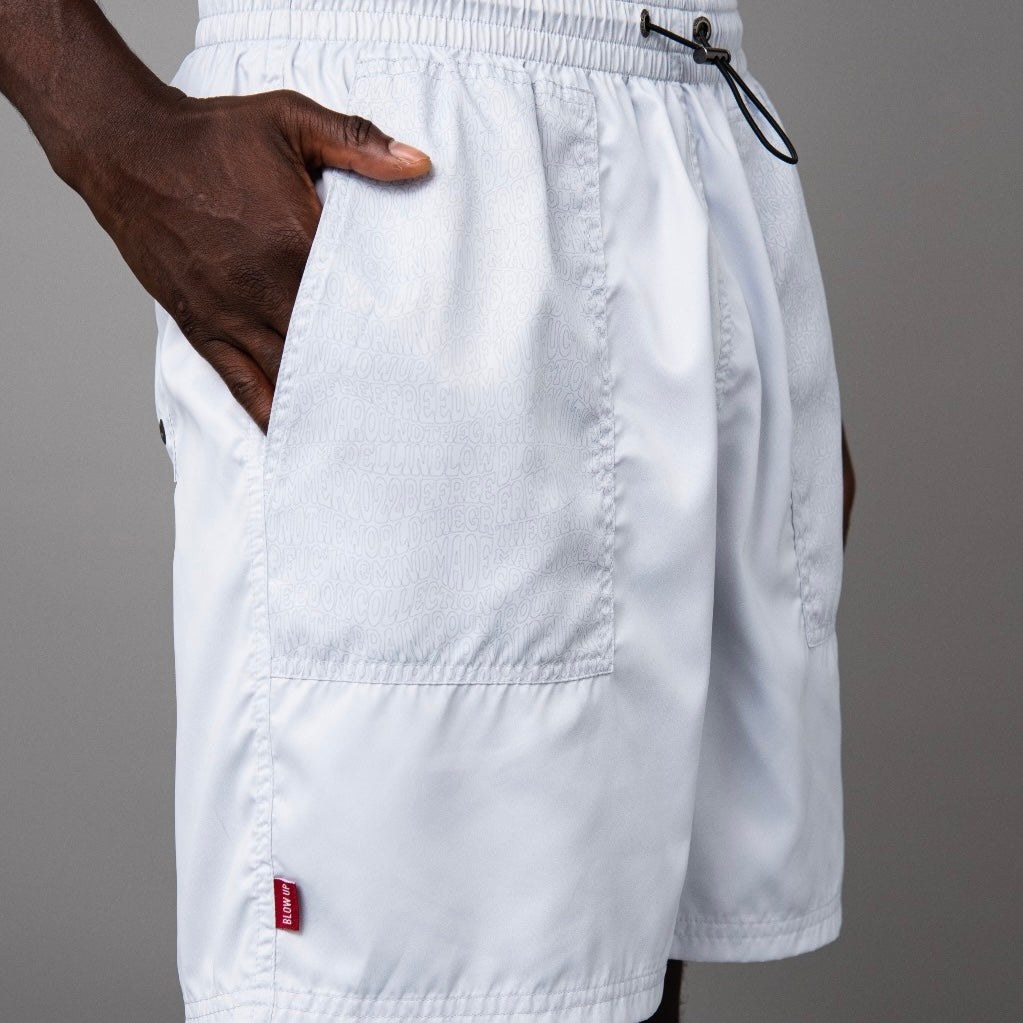 SHORT BLOW UP GREY POCKET