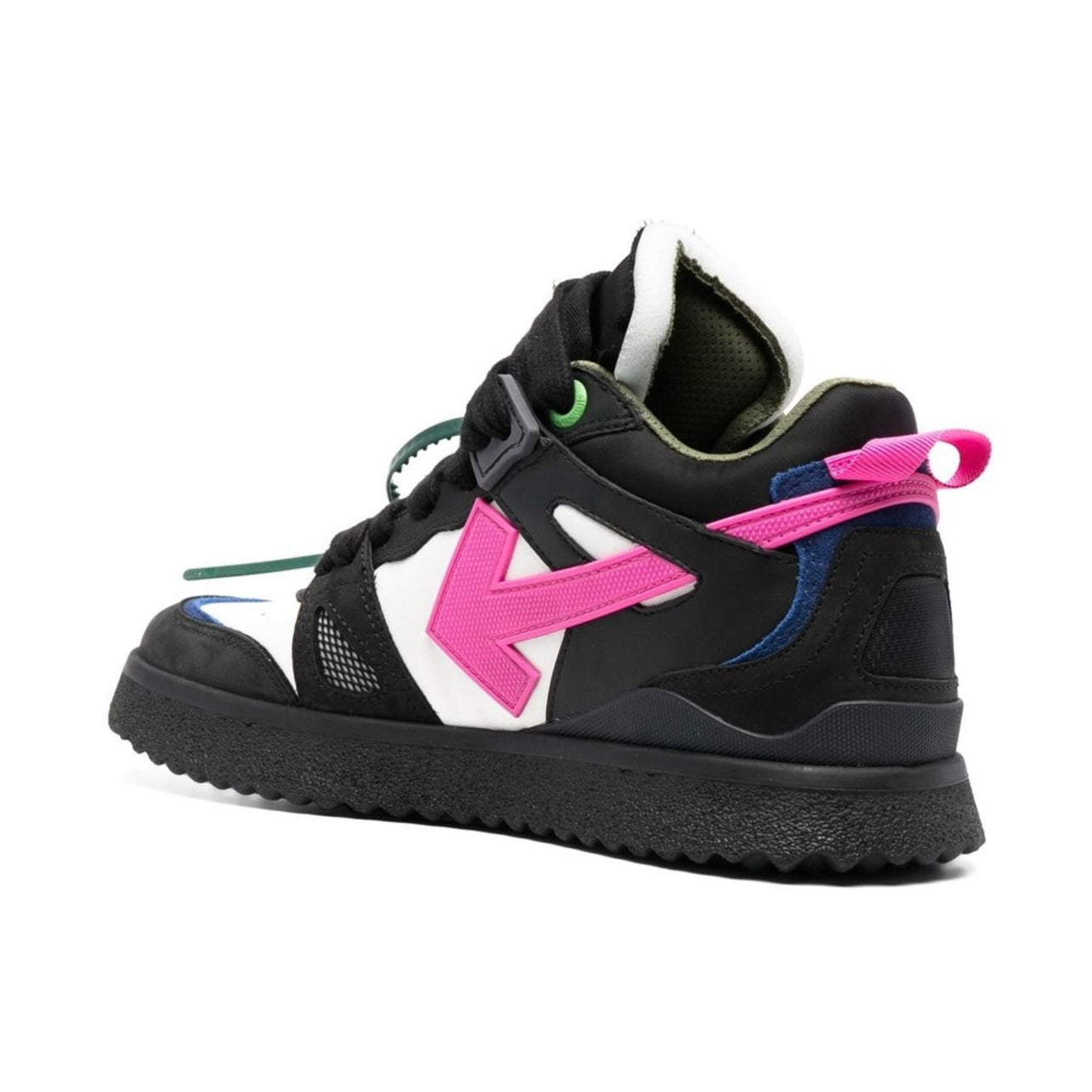 ZAPATOS OFF-WHITE SPONGE BLACK/FUCCIA