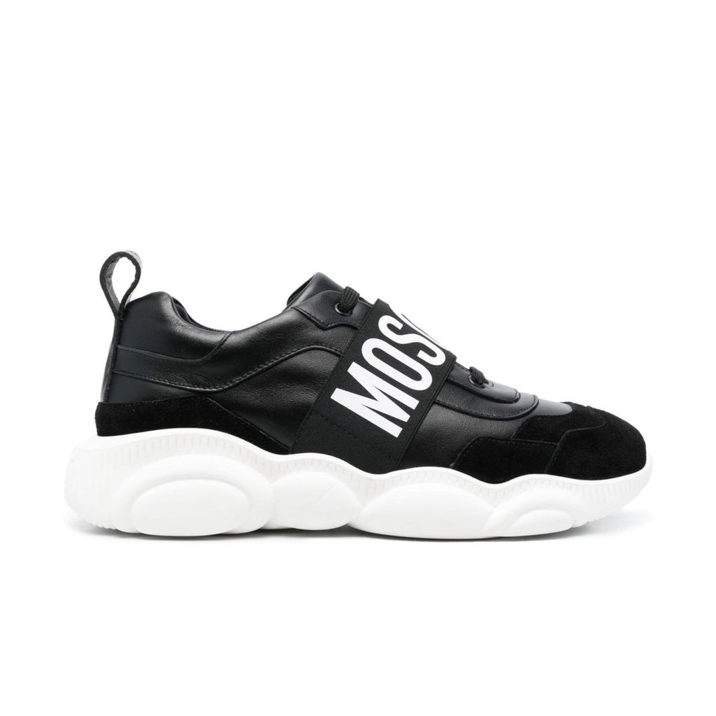 ZAPATOS MOSCHINO TEDDY NEGRO/BLANCO
