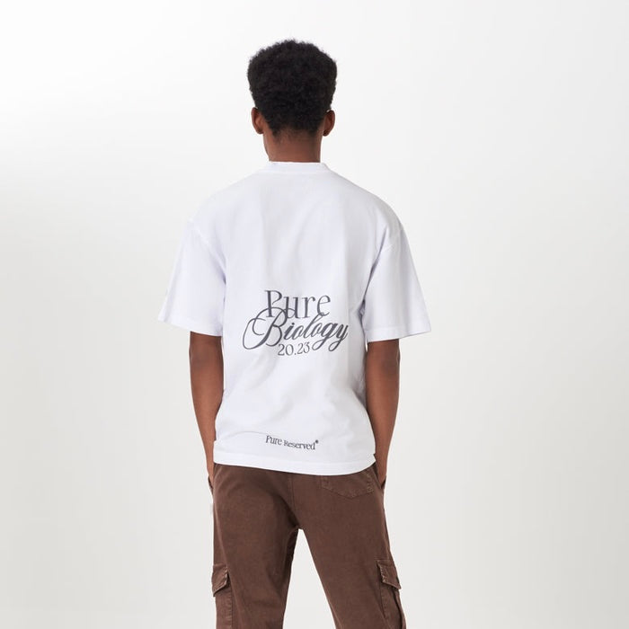 CAMISETA PURE HOMBRE BIOLOGY PANSY WHITE