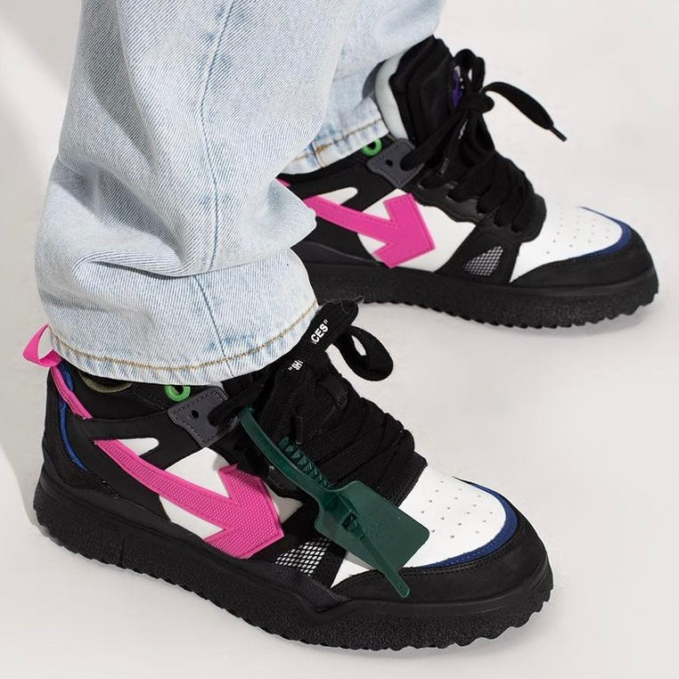 ZAPATOS OFF-WHITE SPONGE BLACK/FUCCIA