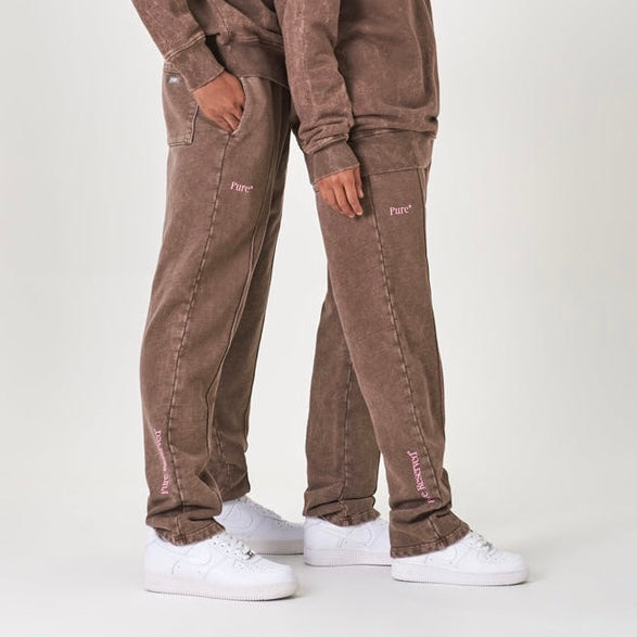JOGGER PURE BIOLOGY BROWN WASHED