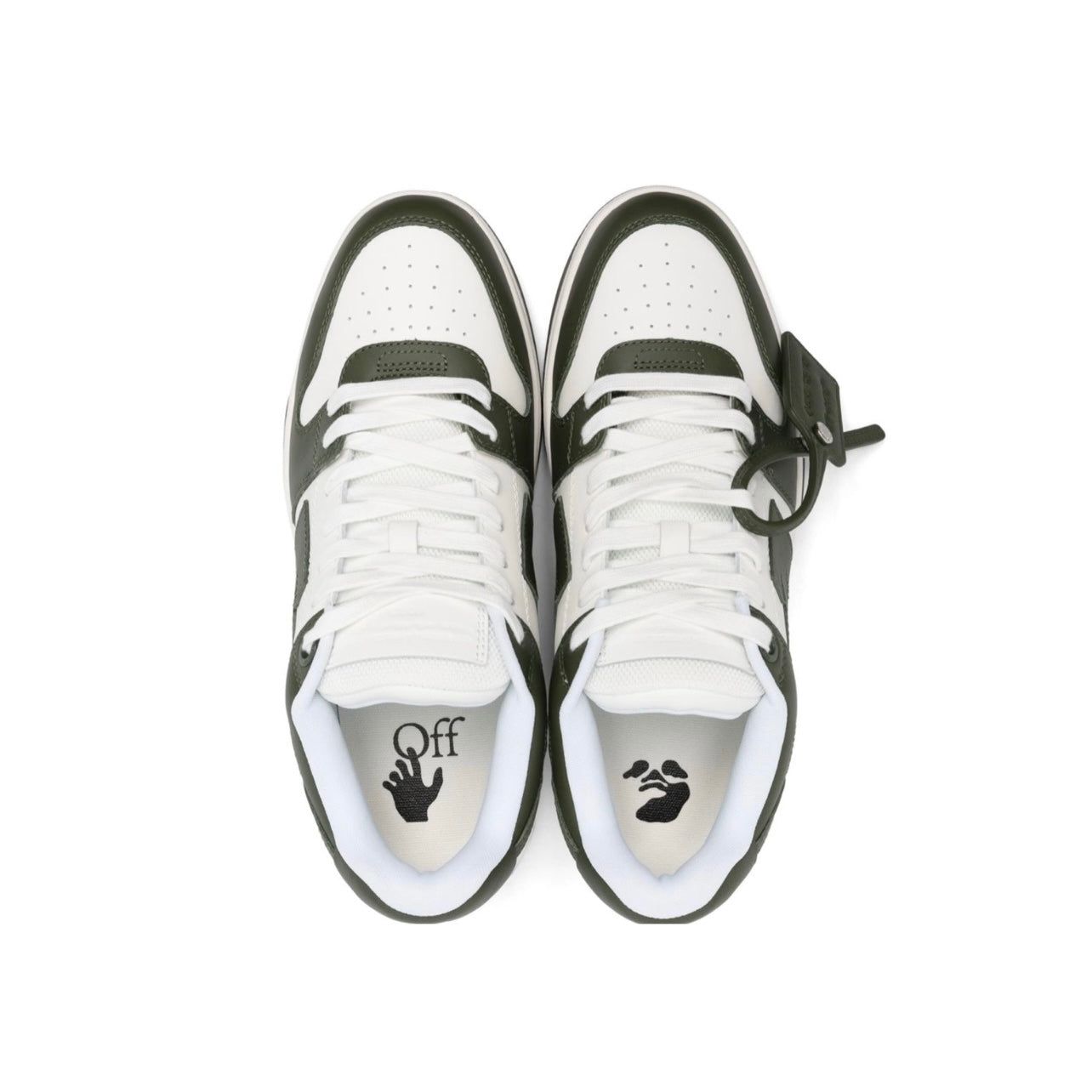 ZAPATOS OFF WHITE OUT OF OFFICE VERDES