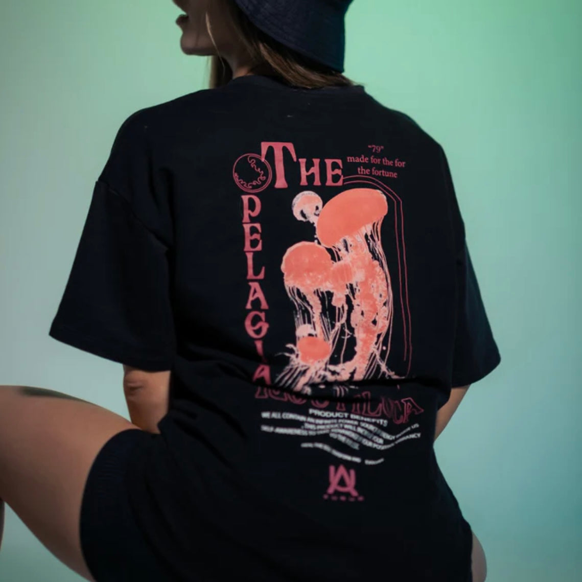 CAMISETA AURUM JELLYFISH BLACK