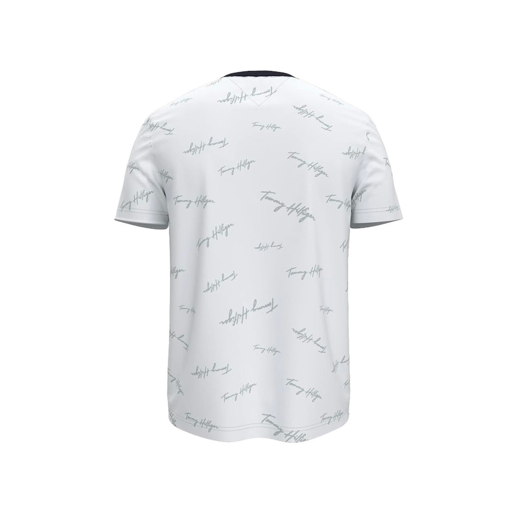 CAMISETA TOMMY HILFIGER BLANCA FIRMAS
