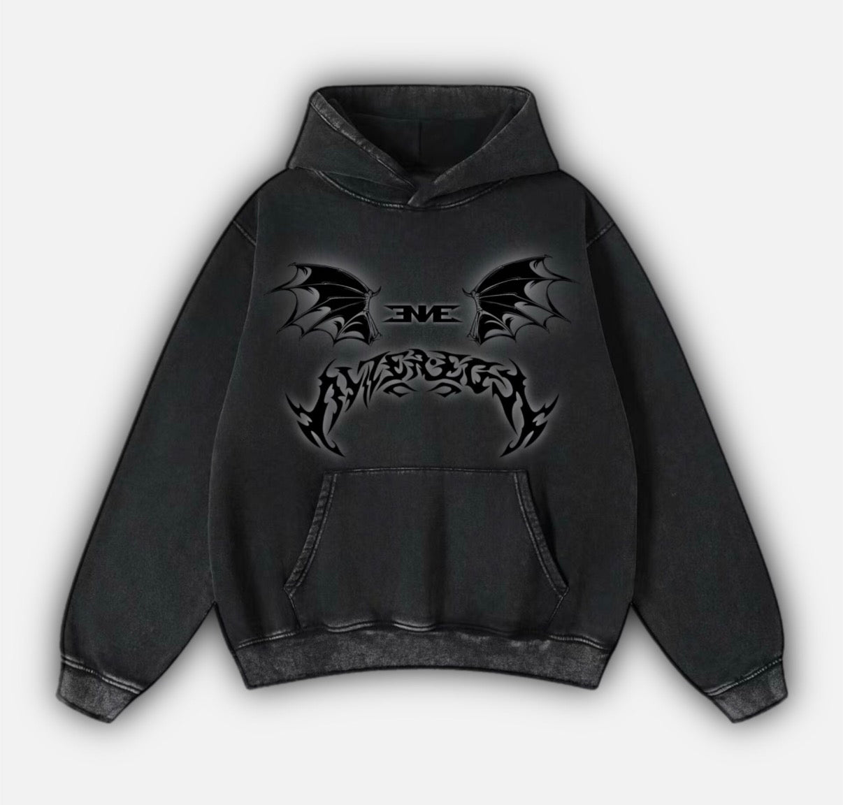 HOODIE NEBULA DARK PHOENIX COLOR SHADOW VINTAGE