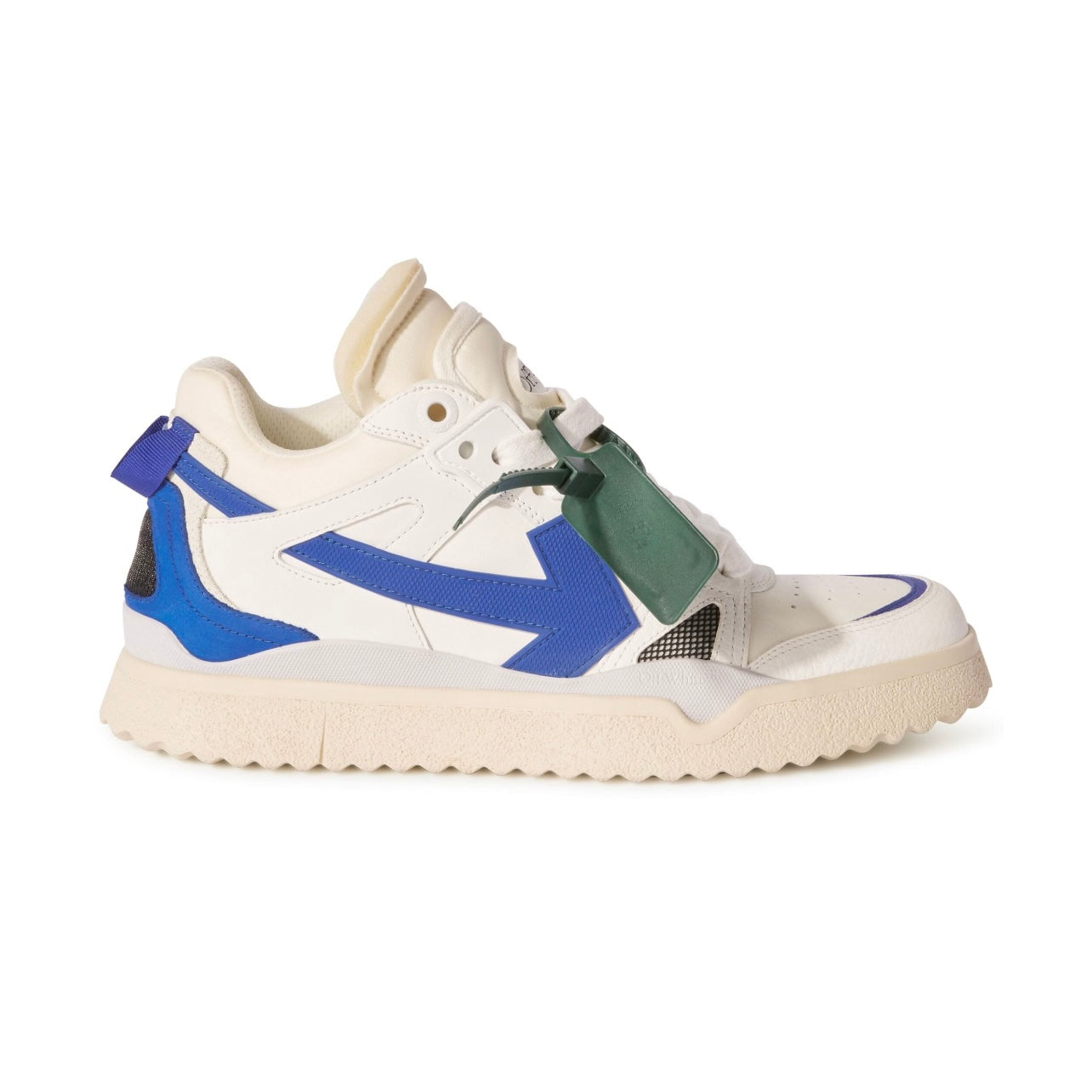 ZAPATOS OFF WHITE SPONGE BLANCOS Y AZUL