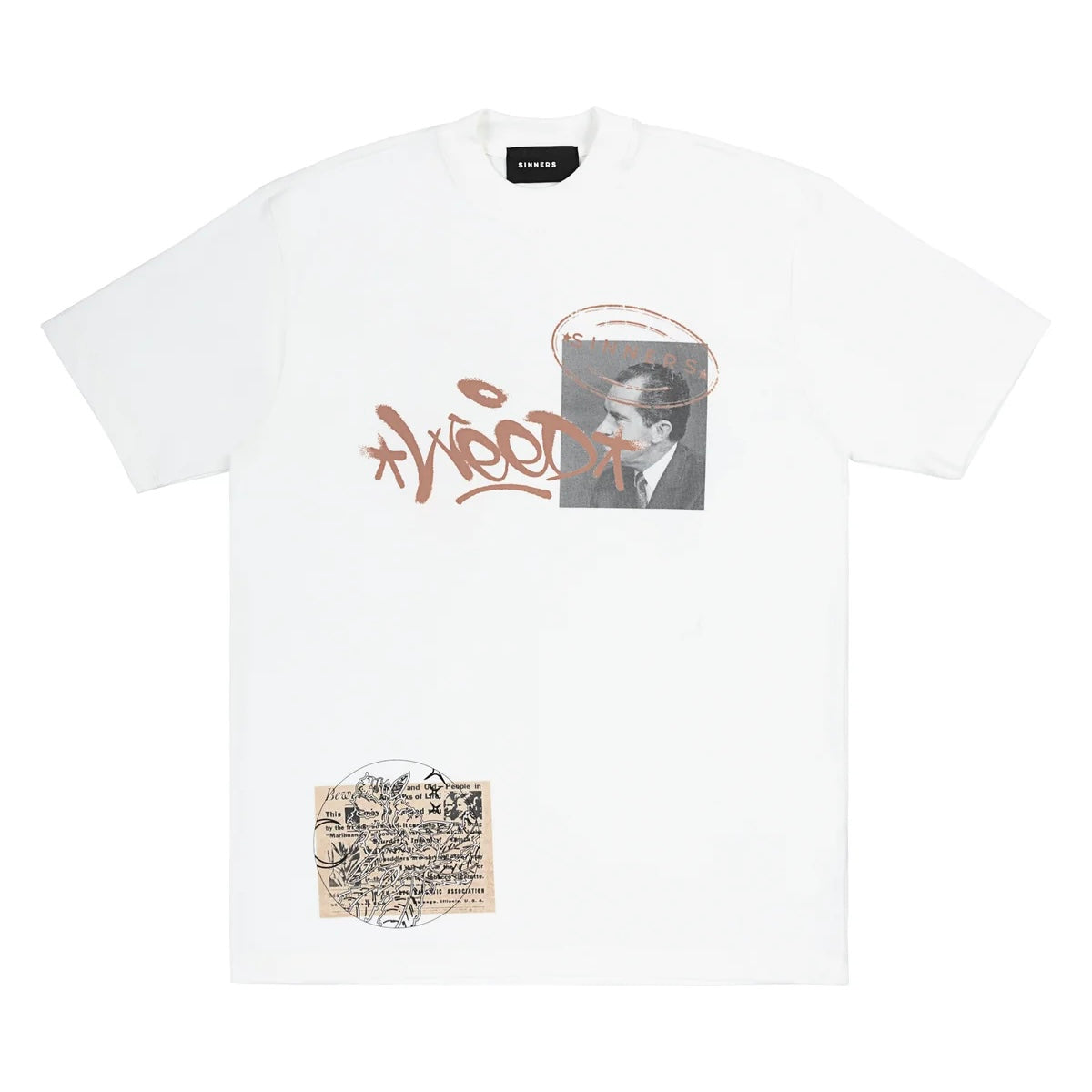 CAMISETA SINNERS NOT A 420