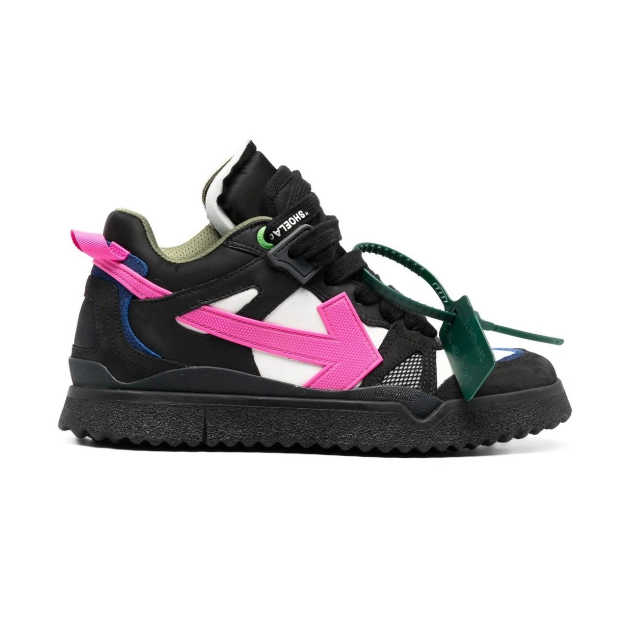 ZAPATOS OFF-WHITE SPONGE BLACK/FUCCIA