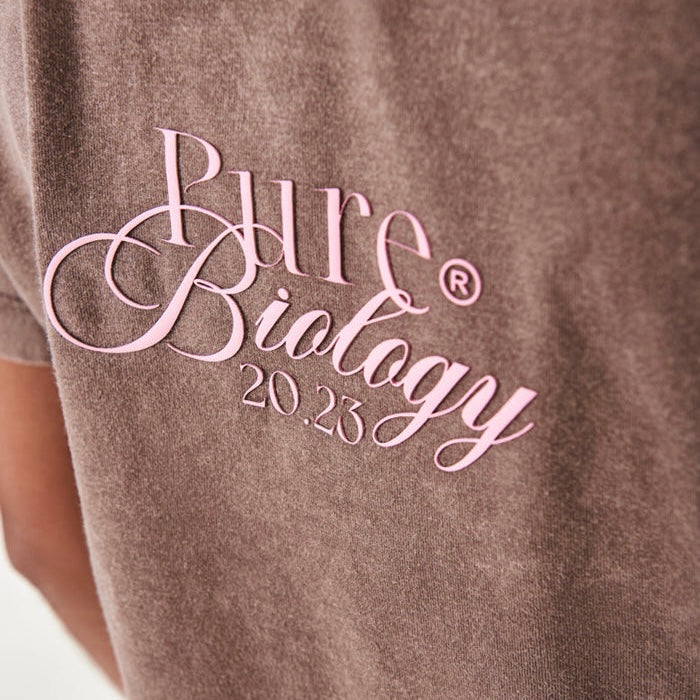 CROP TOP PURE MUJER BIOLOGY BROWN