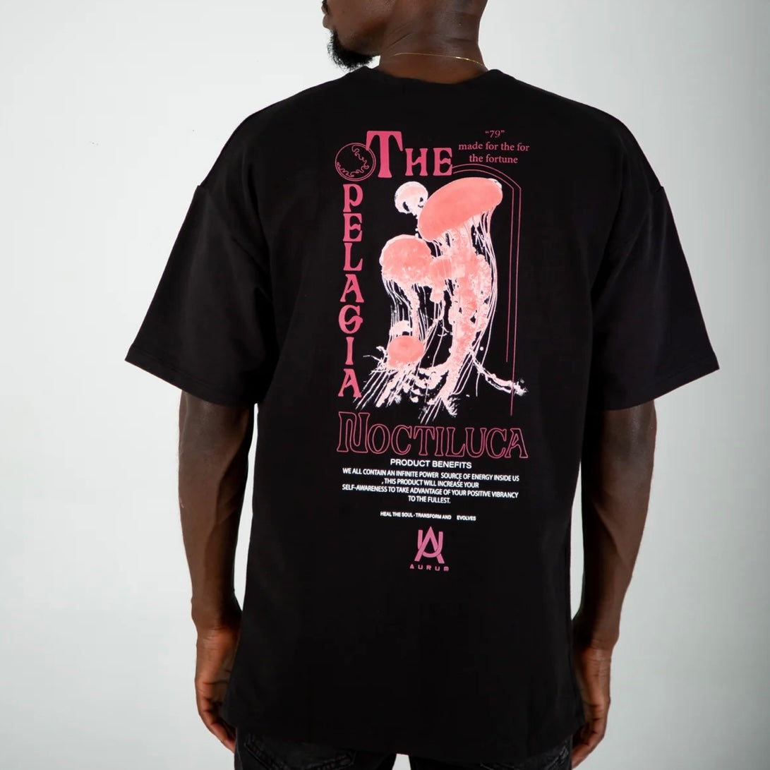 CAMISETA AURUM JELLYFISH BLACK