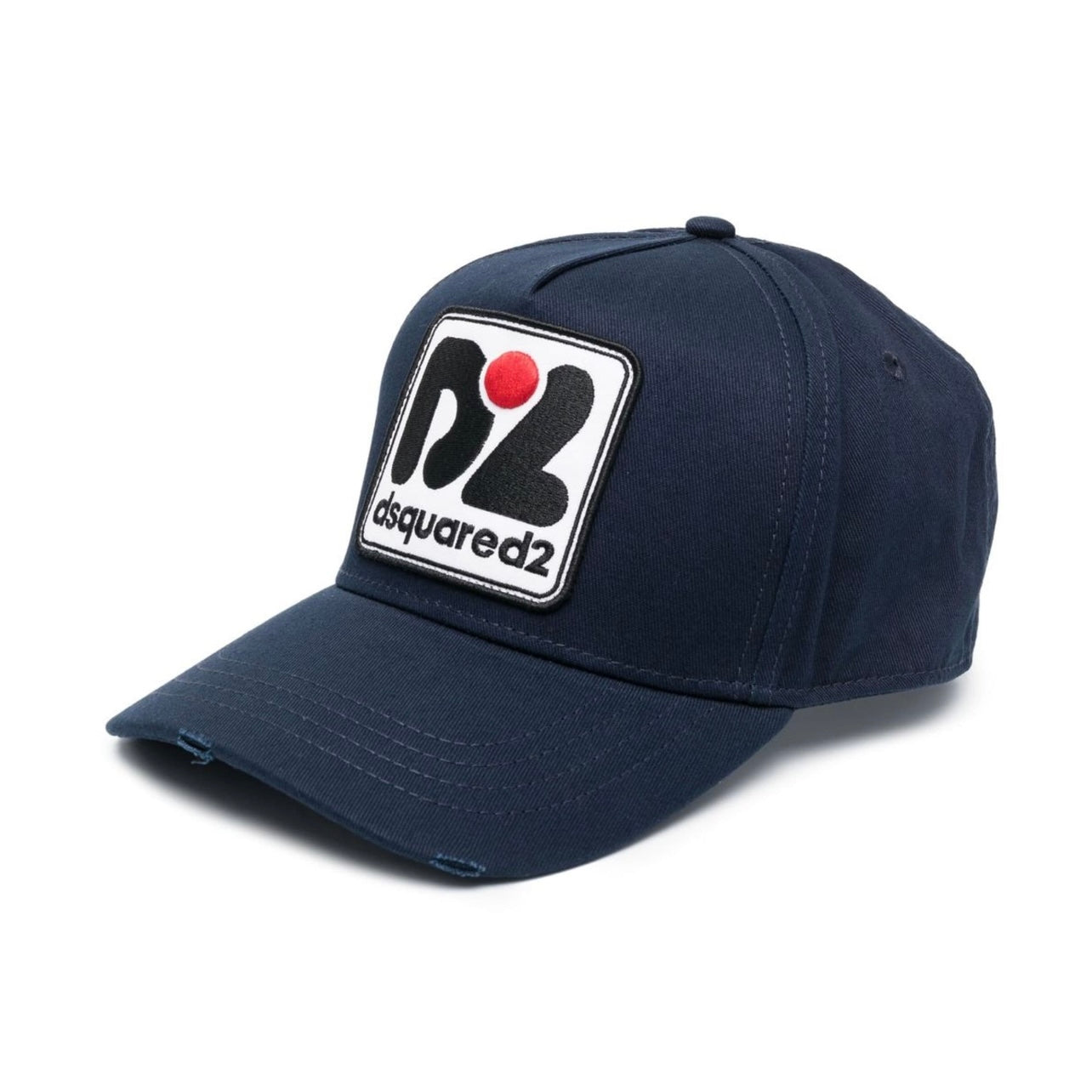 DSQUARED2 NAVY PATCH CAP