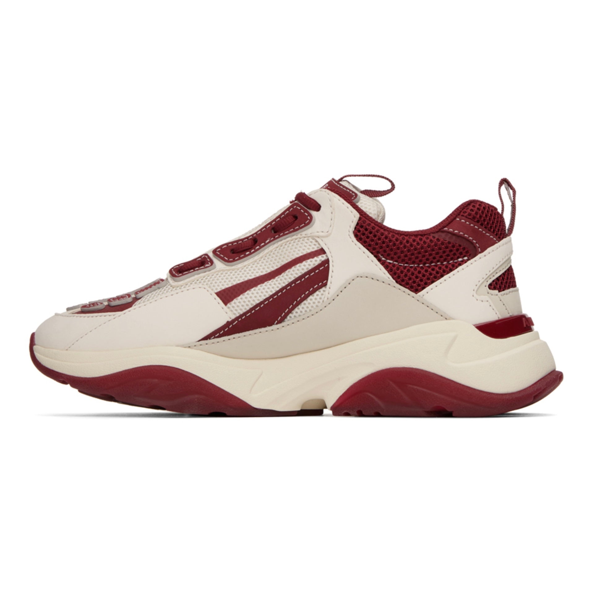 AMIRI BONNE RUNNER SHOES WHITE/RED