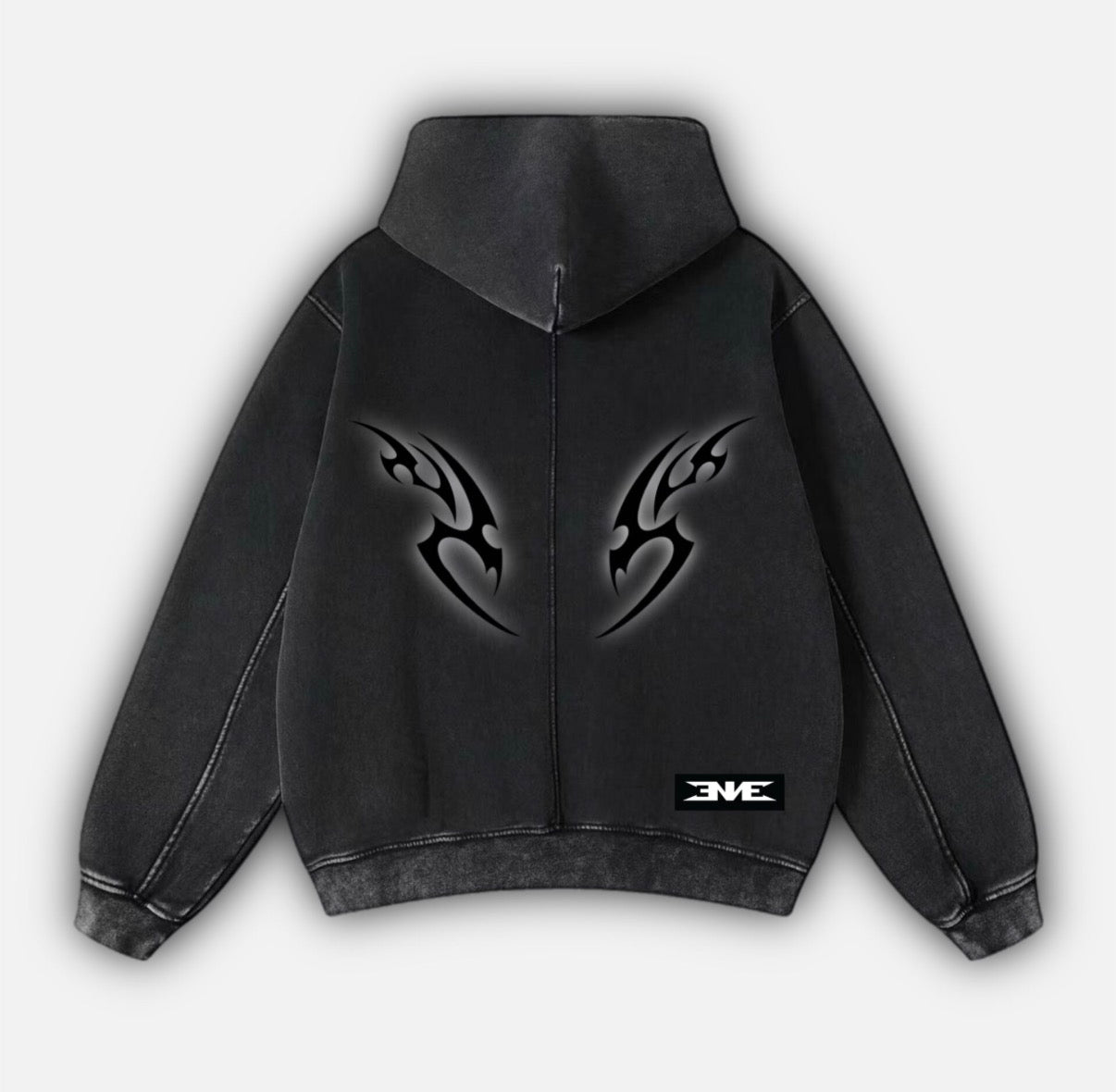 HOODIE NEBULA DARK PHOENIX COLOR SHADOW VINTAGE