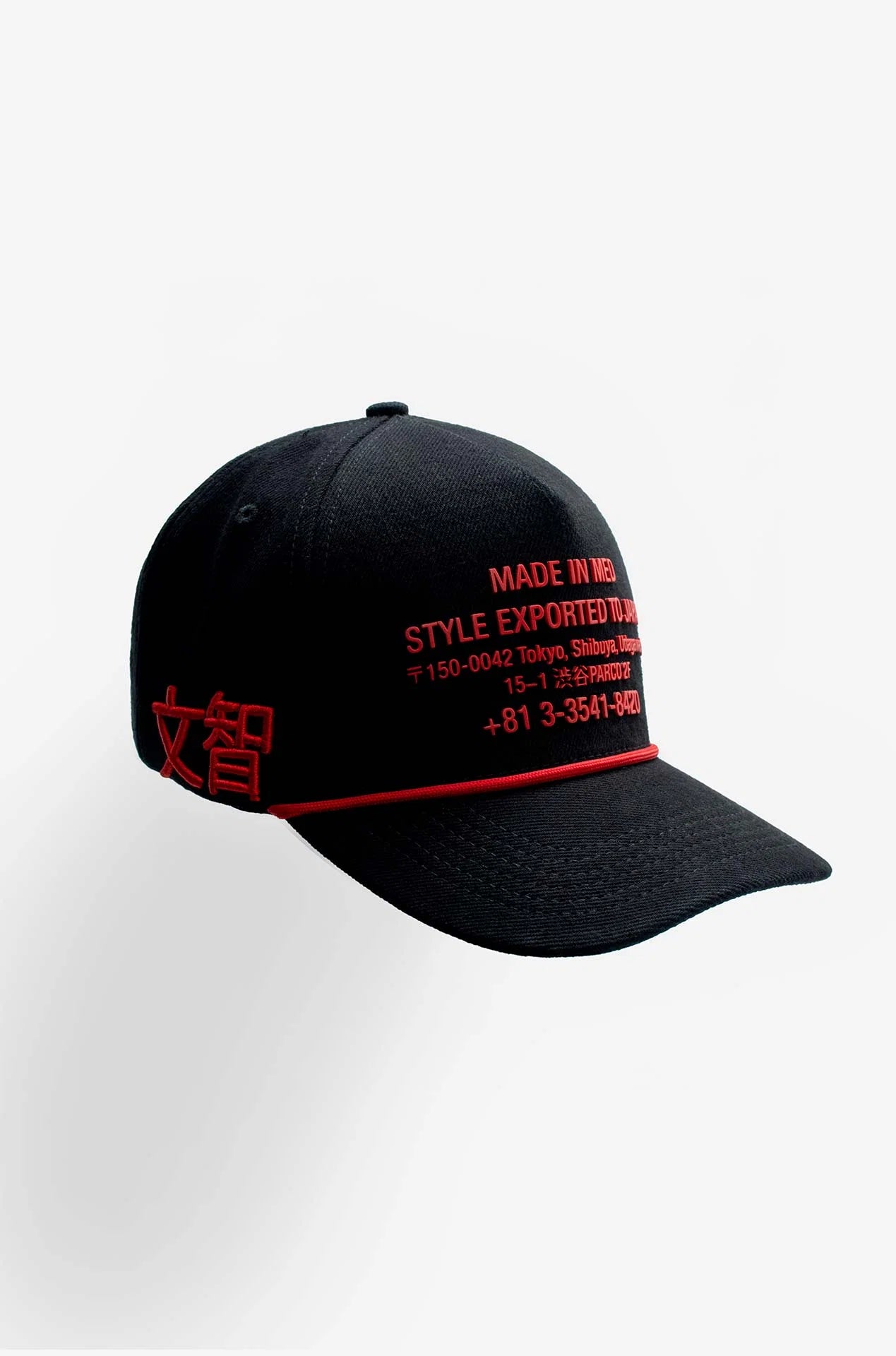 GORRA CULTURE WISW BLACK JAPON