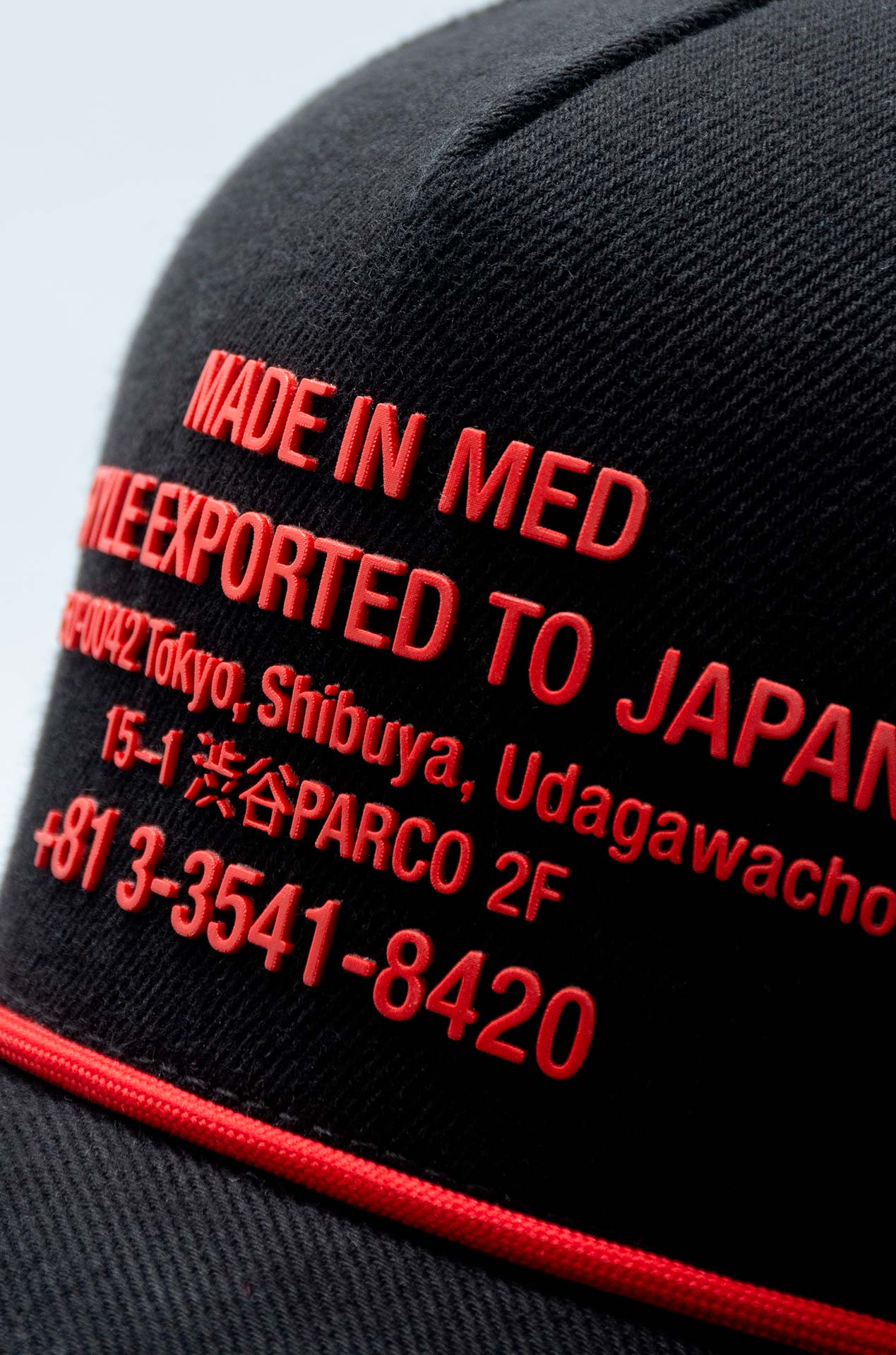 GORRA CULTURE WISW BLACK JAPON