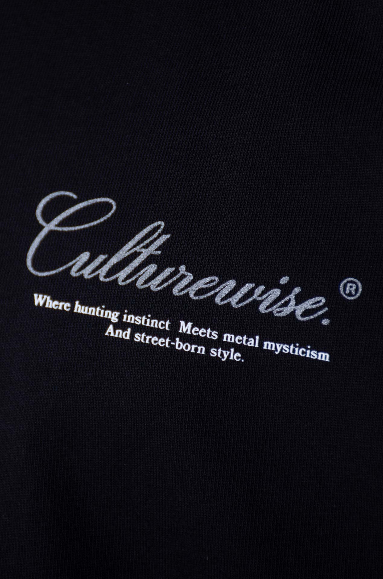 CAMISETA CULTURE WISE LOGO CHROME REFLECTIVA