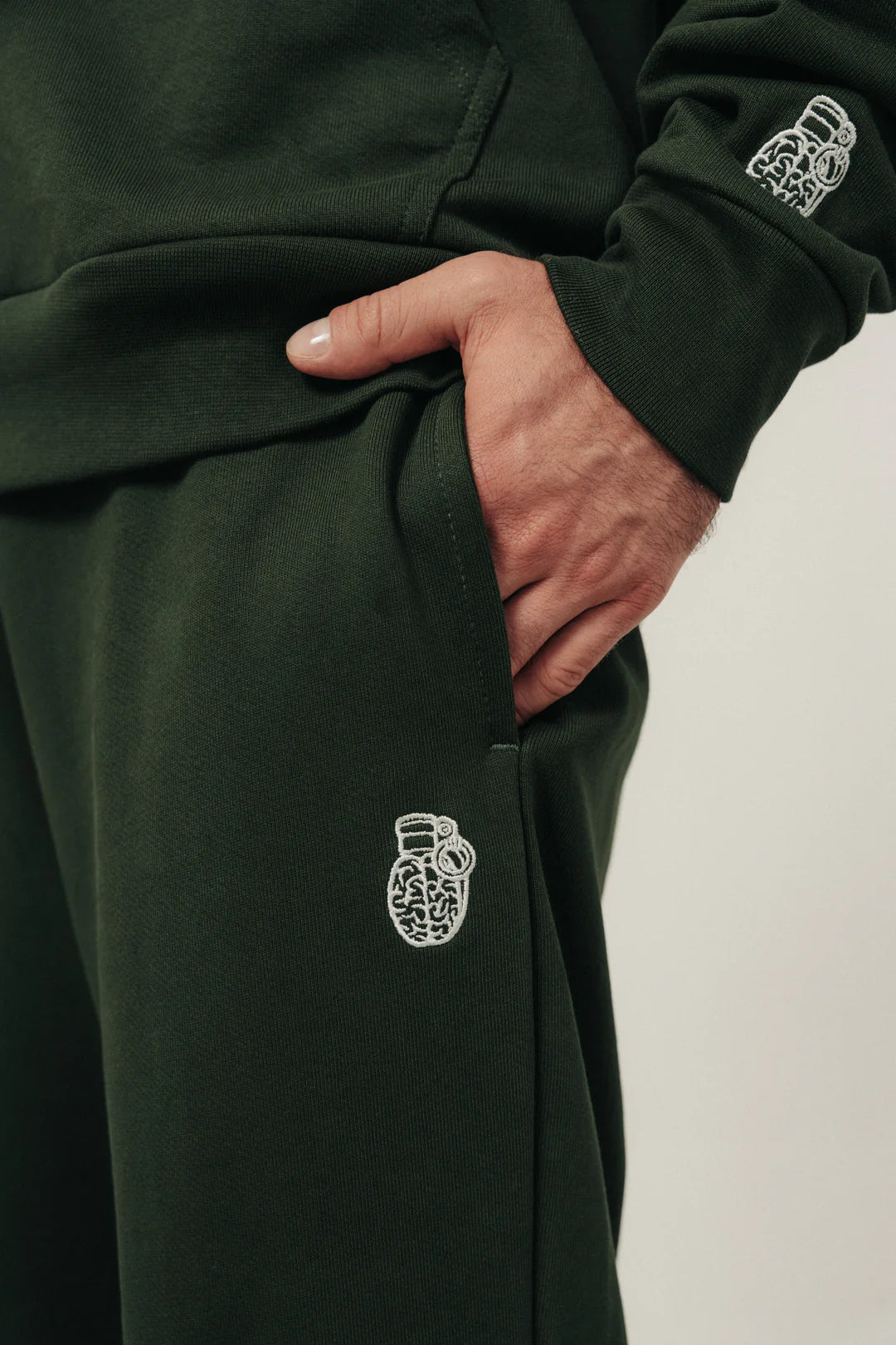 SUDADERA BLOW UP GREEN JOGGER