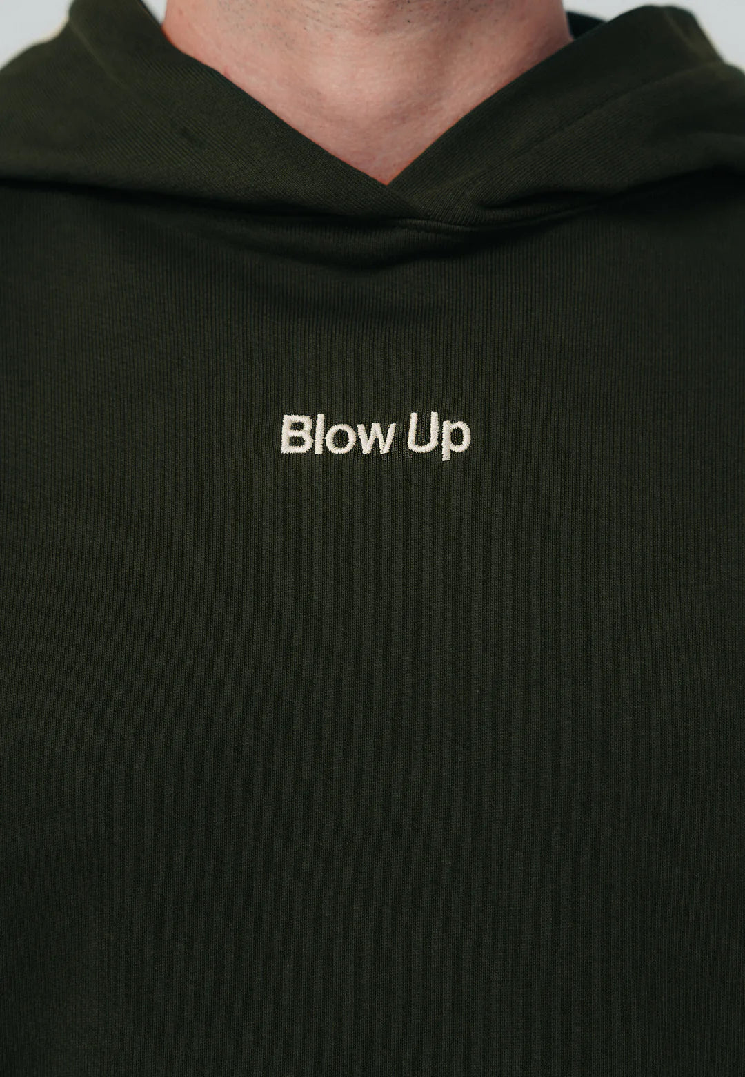 BUZO BLOW UP GREEN HOODIE