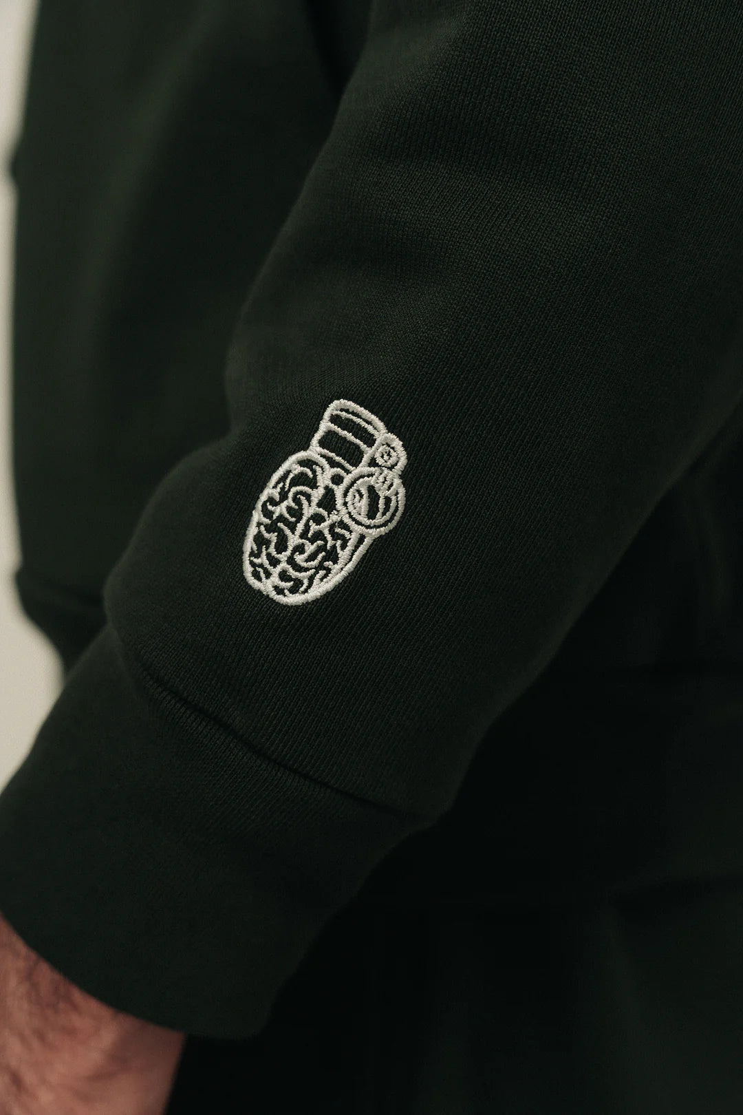 BUZO BLOW UP GREEN HOODIE