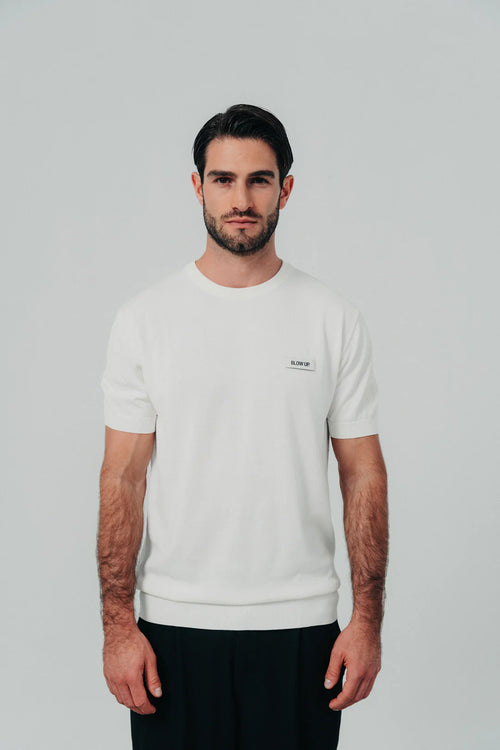 CAMISETA BLOW UP IVORY KNITTED