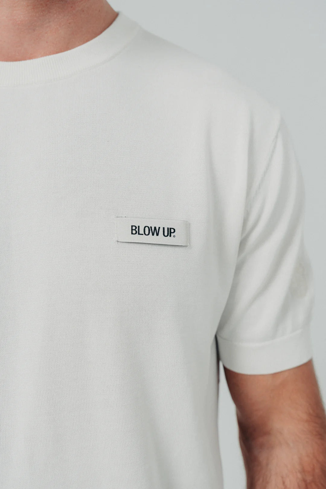 CAMISETA BLOW UP IVORY KNITTED