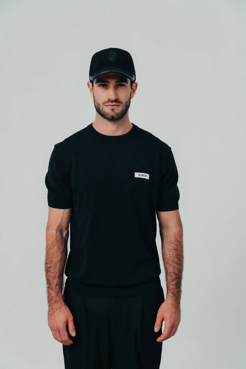 CAMISETA BLOW UP BLACK KNITTED