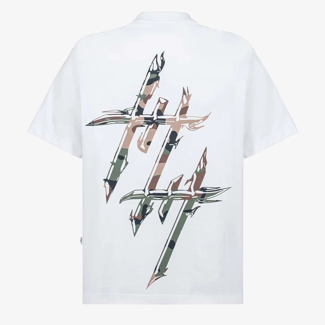 CAMISETA CULTURE WISE BLANCA LOGO CAMO