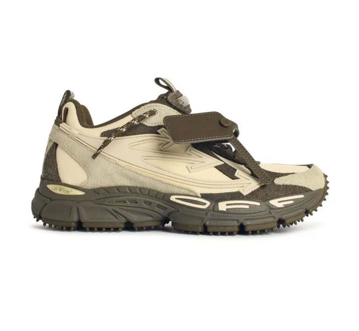 ZAPATOS OFF WHITE BE RIGHT BACK VERDE CREMA