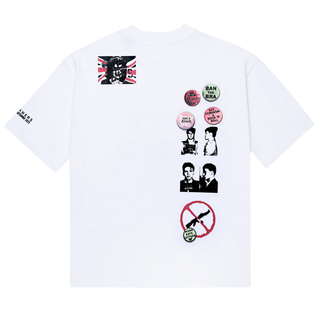 CAMISETA SINNERS STAMPS WHITE