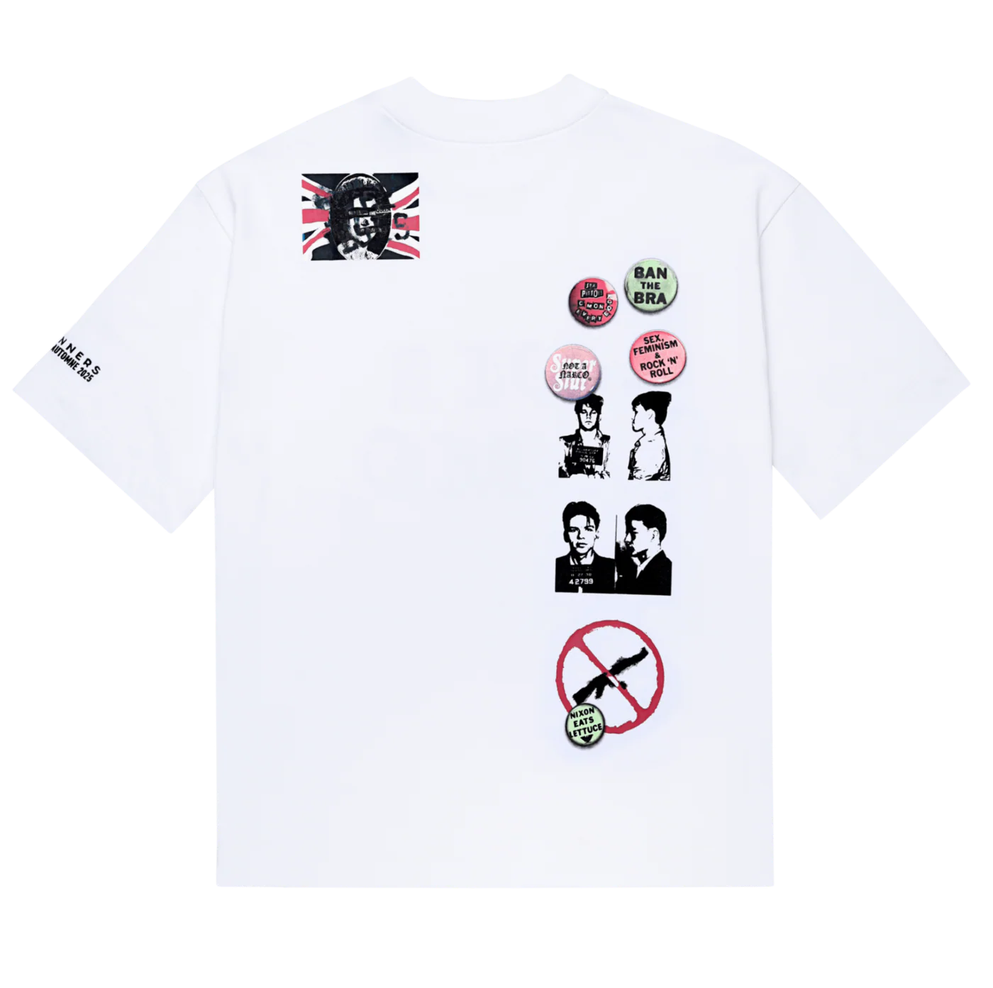 CAMISETA SINNERS STAMPS WHITE