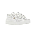 ZAPATOS VALE TINO BLANCOS PLATEADOS