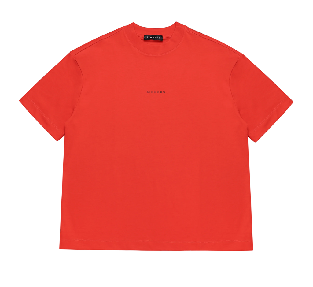 CAMISETA SINNERS LOGO RED