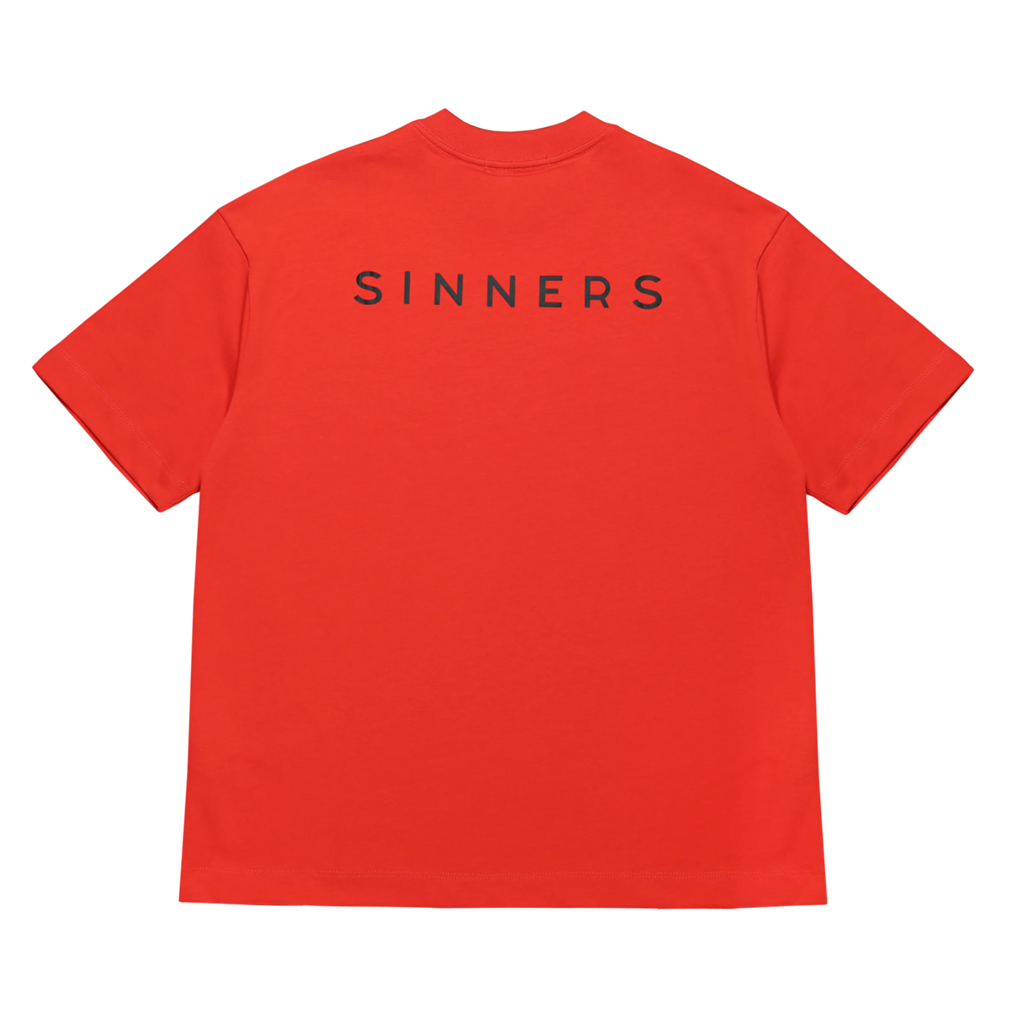 CAMISETA SINNERS LOGO RED