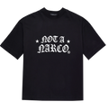 CAMISETA SINNERS NOT A NARCO STAR BLACK